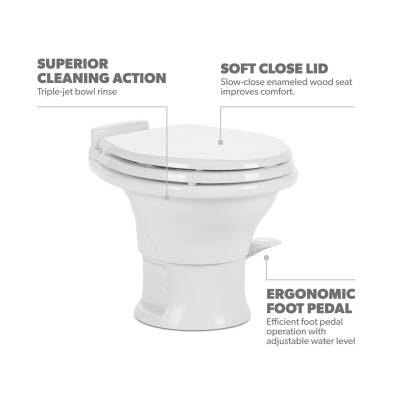 Dometic 311 Yerçekimli Klozet Seramik 19