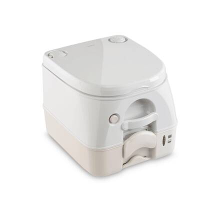 Dometic 972 Dometic 9.8 Lt Kamp Karavan için Portatif Tuvalet Beyaz / Bej - 1