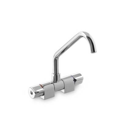 Dometic AC 537 Katlanır Sıcak/Soğuk Musluk Pirinç Krom Renk - 1