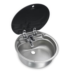 Dometic SNG 420 Yuvarlak Evye Cam Kapaklı Ø 420 mm - Dometic