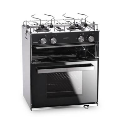 Dometic Starlight Izgara Bölmeli ve 2 Gözlü Ocaklı Gazlı Fırın - 1