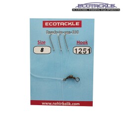 Ecotackle Fırdöndülü Yemli Takım 1251 3 İğne 100P - 2