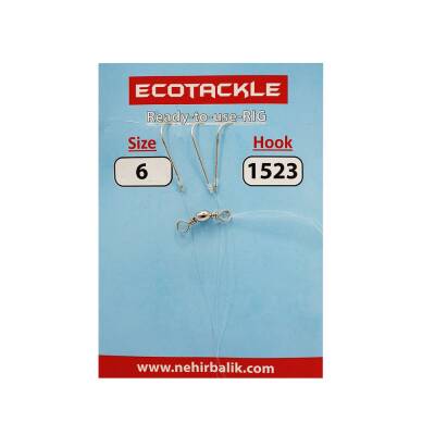 Ecotackle Fırdöndülü Yemli Takım 1523 3 İğne 100P - 1