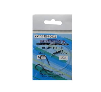 Ecotackle Fırdöndülü Yemli Takım 505 Bronz 3 İğne 100P - 1