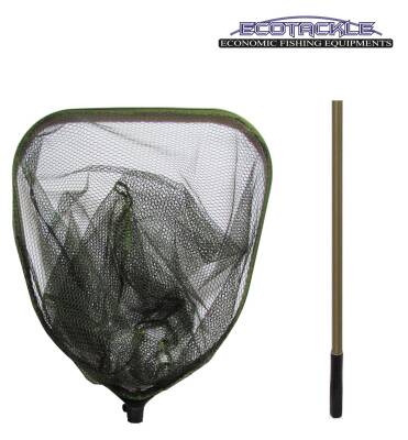 Ecotackle Kepçe Beşgen 55x60 Kauçuk Tor 2 Parça 210 Cm - 1