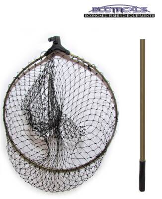 Ecotackle Kepçe Oval 55x60 PE Tor 2 Parça 225 Cm - 1