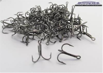 Ecotackle TB-16 Üçlü İğne Black Nikel 100p 1/0 - 2