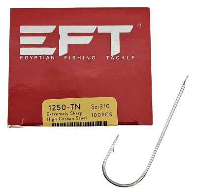 EFT Hook 1799 Beyaz Düz İğne 100 Adet - 1