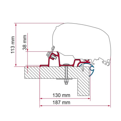 Fiamma Braket F80S - 3