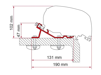 Fiamma Braket F80S - 9
