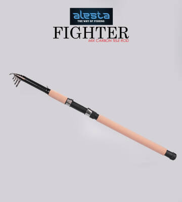 FIGHTER 100 X5000 TELE 240 CM 50-100G MIX KARBON - 2