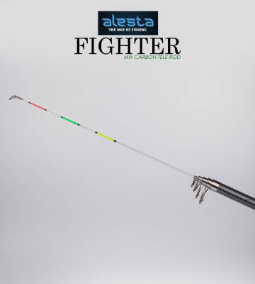FIGHTER 100 X5000 TELE 240 CM 50-100G MIX KARBON - 7