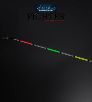 FIGHTER 100 X5000 TELE 350 CM 50-100G MIX KARBON - 6