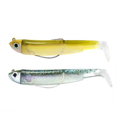 Fiiish BM120/3 BM3019 Double Combo Shore 12gr Ghost Minnow-Wakasagi Silikon Yem - 1