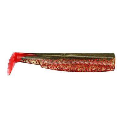Fiiish BM120/3 BM352 3 Adet Gövde Kaki Red Silikon Yem - 1