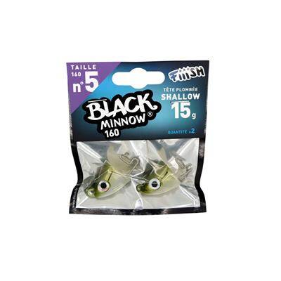 Fiiish BM160/5 BM157 Shallow 15gr Kaki Jig Head - 1