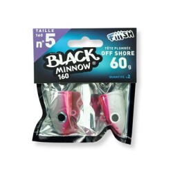 Fiiish BM160/5 BM875 Off Shore 60gr Rose Fluo Jighead - 1