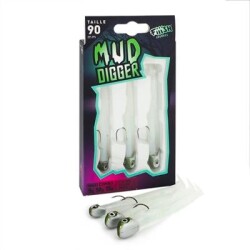 Fiiish Mud Digger MD1135 Maxi Combo Cloudy White Silikon Yem - Fiiish