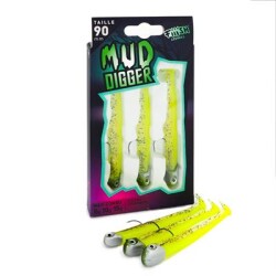 Fiiish Mud Digger MD1136 Maxi Combo Chartreuse Silikon Yem - Fiiish