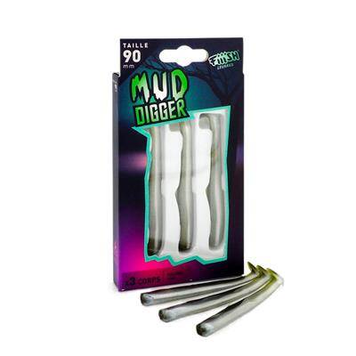 Fiiish Mud Digger MD1141 3X Gövde Kaki Silikon Yem - 1