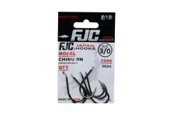 FJC3624 CHINU HIRAUCHIHINERI BLACK NIKEL - FJC HOOKS JAPON