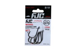 FJC3628 CHINU RINGED BLACK NIKEL - FJC HOOKS JAPON