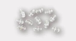 Fladen 4 Yön Şeffaf Boncuk 12P - 1