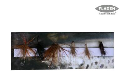 Fladen Caddis Dry Flies Sinek Seti 6P - 2