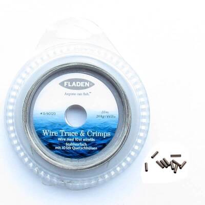 Fladen Çelik Tel Makara 10M-Siyah - 1