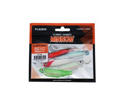 FLADEN GLIMMER SHIMMER MINNOW 10 CM 5P - 1