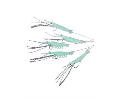 Fladen Living Shrimp Mezgit 5 Köstek Hazır Takım - 1