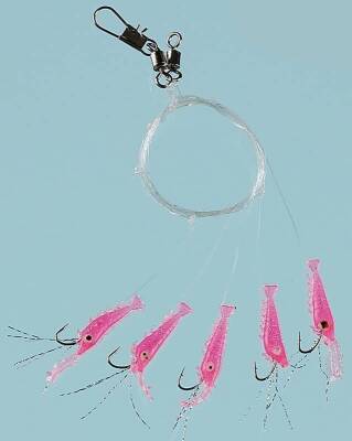 Fladen Living Shrimp Mezgit 5 Köstek Hazır Takım - 1