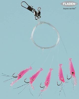 Fladen Living Shrimp Mezgit 5 Köstek Hazır Takım - 2