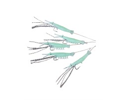 Fladen Living Shrimp Mezgit 5 Köstek Hazır Takım - FLADEN