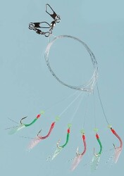 Fladen Mini Larves 6 Köstek, No-6 Hazır Takım - FLADEN