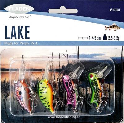 Fladen Perch Mini Maket Balık Seti 4P - 1