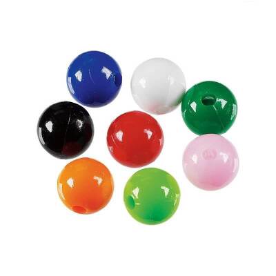 Fladen Renkli Boncuk 100P, 8 mm - 1