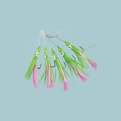 Fladen Sabiki Green/Pink Muppet No:3/0 5'li - 1