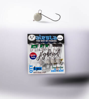 FLEX JIGHEAD GLOW 4P 2.7G - 2
