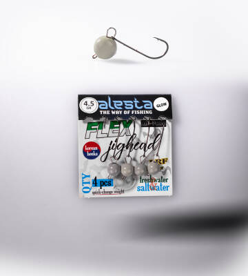 FLEX JIGHEAD GLOW 4P 4.5G - 2