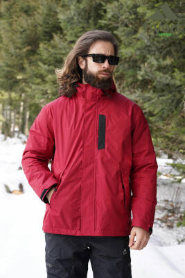 FLOYEN YAĞMURLUK BORDO #2XL - 1