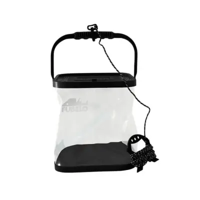 Fubelo Blor Katlanır Siyah Balıkçı Kovası - 1