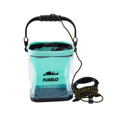 Fubelo Flar Katlanır Yeşil Balıkçı Kovası - 1