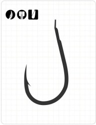 Fudo 0001 Delta Chinu Tırtıklı Pala Black Nikel İğne 10 - 1