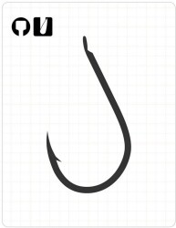 Fudo 1001 Chinu Black Nikel İğne 1/0 - 1
