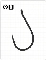 Fudo 1101 Chinu Black Nikel İğne 4/0 - 1
