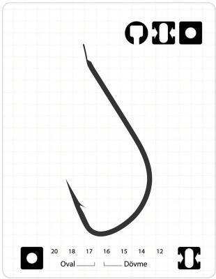 Fudo 1201 Sode Black Nikel İğne 4 - 1