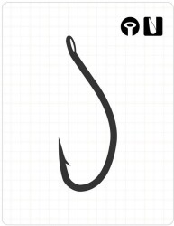 Fudo 2401 Carp Black Nikel Sazan İğnesi - FUDO