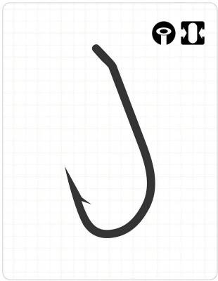 Fudo 2801 Slider Carp Black Nikel Sazan İğnesi 6 - 1