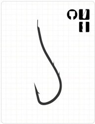 Fudo 2901 Ryusen Çift Tirnak Black Nikel İğne 8 - 1